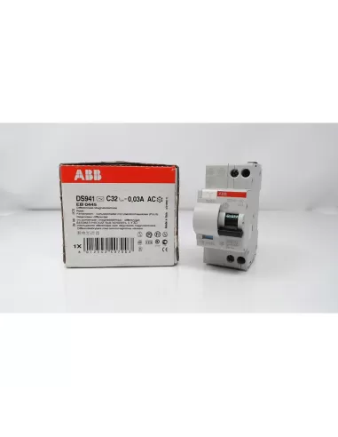 Commutateur différentiel ABB DS941 4,5 kA 1PN C32 AC EB 044 5
