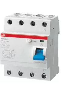 Interrupteur différentiel pur ABB F427838 F204 A 40 A 300 mA 0,3 A 4P