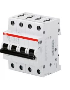 Abb s204 c 6 circuit breaker 6ka 4p