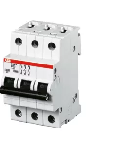 Disjoncteur ABB S203P C16 25 kA triphasé