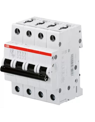 Abb s204l c10 automatic circuit breaker 4.5ka 4p