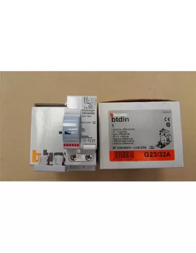 Bticino 2p blocage différentiel 32a 30ma 0.03a g23//32a sauveteur