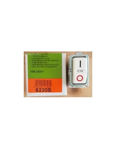 Disjoncteur Bticino 1p n 10a 3ka 5230s magique