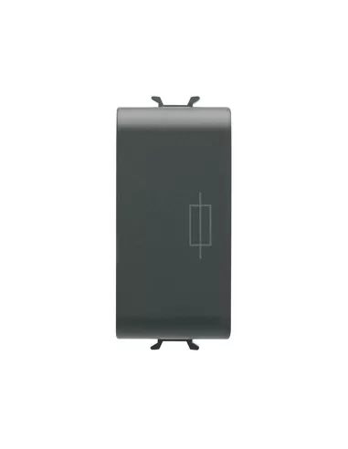 Portafusibles Gewiss 16a 250v ac 1m gw12491 chorus negro