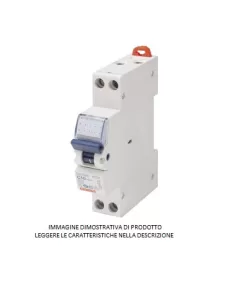 Gewiss interruttore magnetotermico compatto 1p n c20 4,5ka 1 modulo gw90028