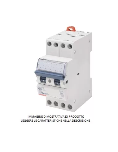 Gewiss interrupteur magnétique thermique compact 3p c10 6ka 2 modules gw90266
