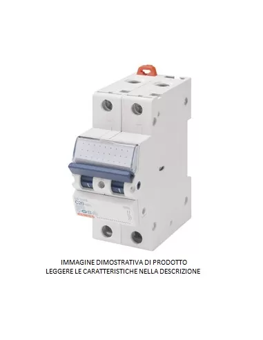 Gewiss interruttore automatico magnetotermico 2p c6 6ka gw92045 2 moduli