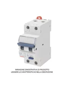 Interruptor diferencial Gewiss 2p c6 30ma 0,03a 4,5ka gw94225 2 módulos