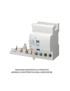 Gewiss differential lock 4p in 25a instantaneous 500ma 0.5 acgw94424 3.5 modules