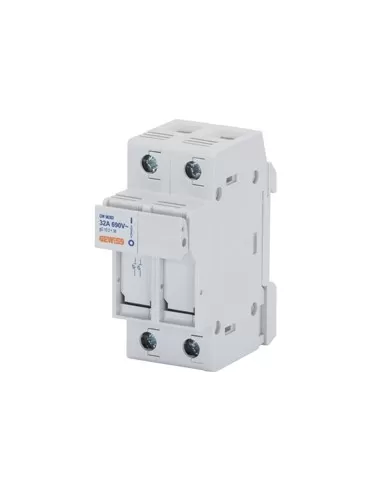 Gewiss porte-fusible sectionnable 1p n 10,3x38 690v 2 modules gw96215 accessoires