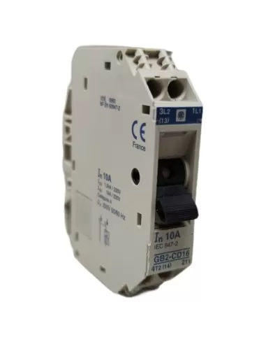 Schneider gb2cd16 interrupteur automatique 1p 1n 10a