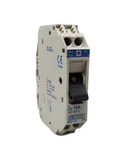 Schneider gb2cd21 interrupteur automatique 1p 1n 16a