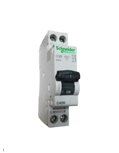 Schneider 17575 Sicherungsautomat c40n 1p n 25a Kurve c