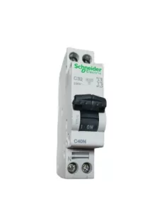 Schneider 17576 disjoncteur automatique c40n 1p n 32a courbe c