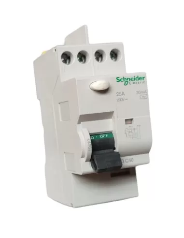 Interruptor diferencial Schneider 19410 c40 2p 25a 30ma cl ac