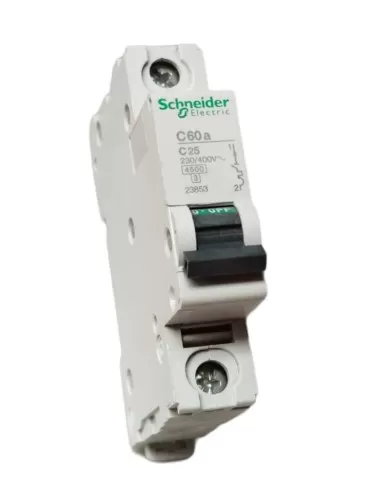 Schneider disjoncteur automatique c60a 4,5ka 1p 25a courbe c 23853 interrupteur