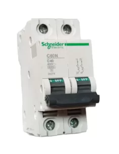 Schneider disjoncteur automatique c60n 6ka 2p 40a courbe c 24274