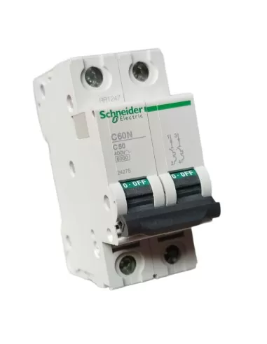 Schneider Sicherungsautomat C60N 6KA 2P 50A Kurve C 24275