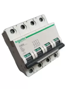 Schneider 24295 interrupteur magnétique thermique c60n 6ka 4p 6a courbe c
