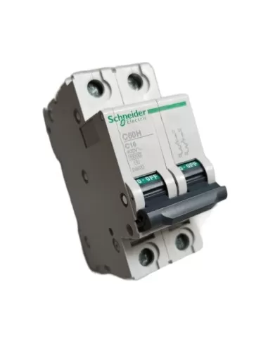 Schneider 24920 interruttore magnetotermico c60h 10ka 2p 16a curva c