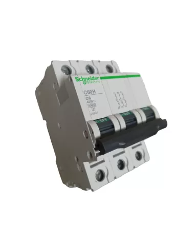 Schneider disjoncteur automatique c60h 10ka 3p 6a courbe c 24931 interrupteur