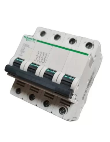 Schneider 24946 disyuntor c60h 10ka 4p 10a curva c
