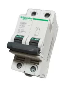 Schneider interrupteur magnétique thermique c60h 10ka 2p 16a courbe d