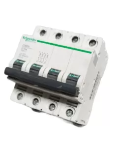 Schneider 25145 disjoncteur c60h 10ka 4p 16a courbe d