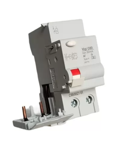 Schneider 26774 bloc vigi différentiel c60 2p 63a 30ma classe a superimmunisé