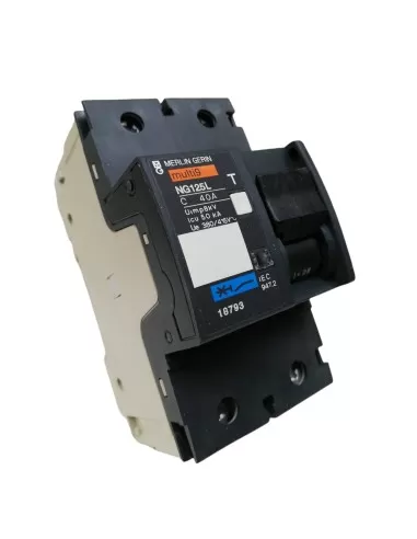 Interruptor automático Merlin Gerin 18793 NG125L 2P 40A Curva