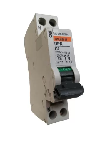 Interruptor Merlin Gerin 19173 DPN 1P N 2A 6000C [17568]