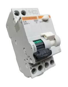 Merlin Gerin 19285 magnetotérmico diferencial 1p n 6a 0.03a c-ac 6k