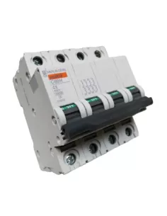 Disyuntor Merlin Gerin 24942, 4 polos, 2 A, 10 kV, 4 MOD, C60