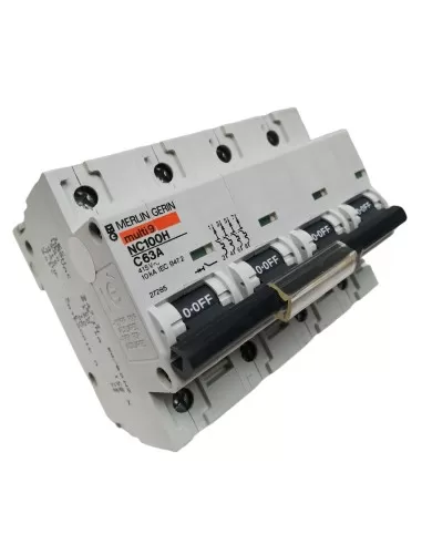 Merlin gerin 27285 circuit breaker nc100h 4p 63a 10000c 6m