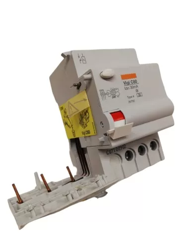 Blocage de différentiel Merlin Gerin 26750 3P max 25A 0,03A à 3