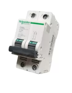 Schneider 25422 interrupteur magnéto-thermique 2p 6a 25k c 2 modules c60