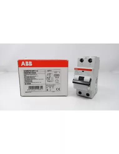 Disyuntor Abb DS201 M 10 KA 1P N A C10 30 mA DS1MC10A30