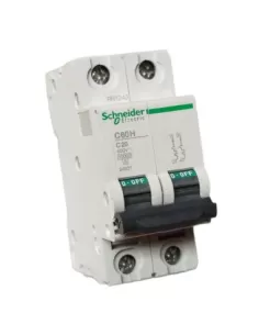 Schneider 24921 interrupteur magnétique thermique 2p 20a 10k c 2mod c60