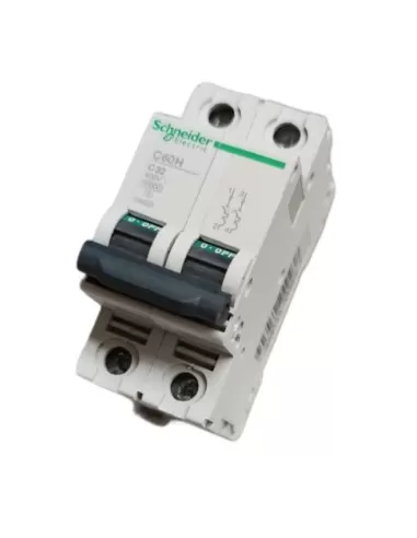 Disjoncteur Schneider 24923 2P 32A 10K C 2-Mod C60