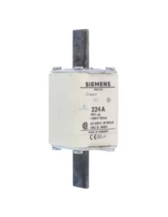 Fusible Siemens 3NA3142 NH 1 GL/GG 224A 500 VCA