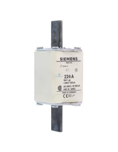 Fusible Siemens 3na3142 nh 1 gl/gg 224a 500vca