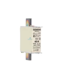 Siemens 3na3817 fusible nh 000 gl/gg 40a 500vac
