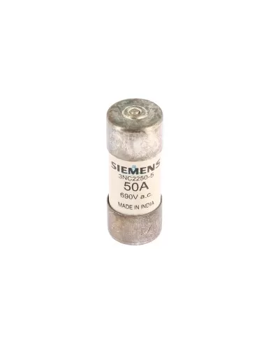 Siemens 3NC22505 SITOR-Sicherung AR 50A 690VAC 700VDC 22x58