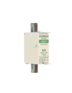 Siemens 3nd1801 fuse nh 000 6a am 500vac
