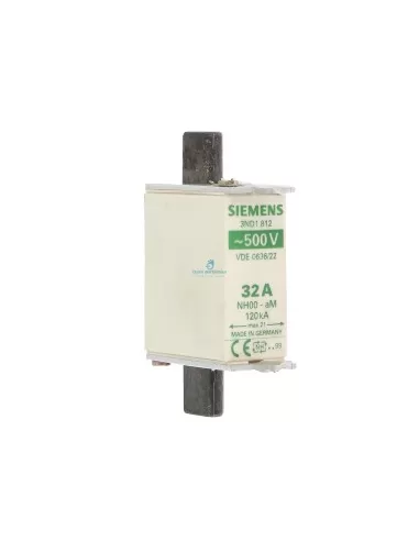 Fusible Siemens 3nd1812 32A NH 000 AM 500 Vca