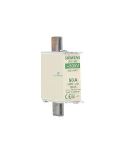 Fusible Siemens 3nd1820 50 A NH 000 AM 500 Vca