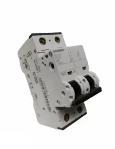 Disjoncteur Siemens 2P 8A 10KA à courbe en D, 2 modules, 5SY42088