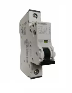 Disjoncteur Siemens 10ka 1p courbe c 16a 250vcc 1 module 5sy51167