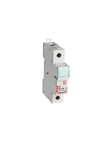 Portafusibles modular Legrand 005808 para fusibles cilíndricos 1p 10x38 500v