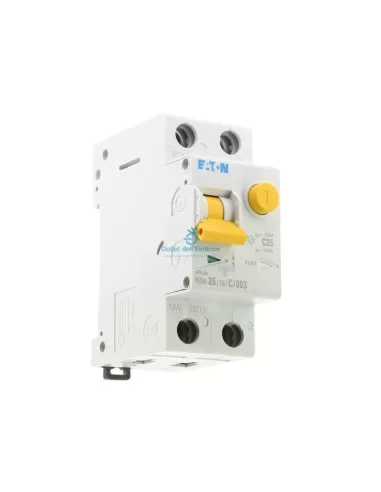 Disjoncteur différentiel Eaton Pkn4-25/1n/c/003 1P+N 25 A C 0,03 4,5 kA